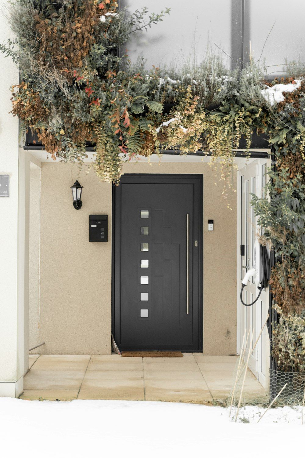 Porte aluminium contemporaine